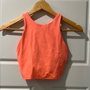 Athleta Coral Crop Top